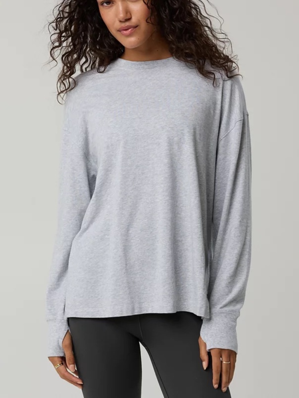 OFFLINE By Aerie Let's Stretch Long Sleeve Boyfriend T-Shirt